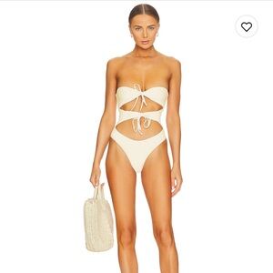 The Nadine One Piece in Ivory - lovewave